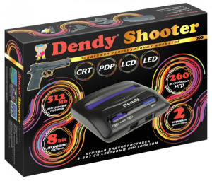 Игровая консоль DENDY Shooter [260 игр] + световой пистолет