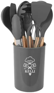 Набор кухонных принадлежностей KELLI KL-01120 Серый