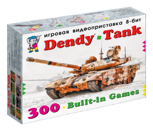 Игровая консоль DENDY Tank [300 игр] + световой пистолет