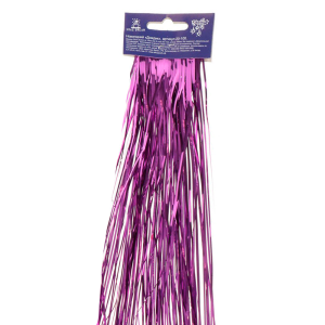 Мишура-дождик 20х100см фиолетовый (349930)