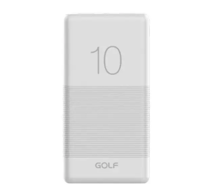 Повербанк 10000 мАч GOLF G80_White