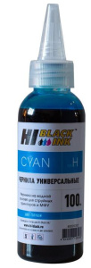 Чернила Hi-Black Универсальные для HP (Тип H), Cyan, 0,1 л.