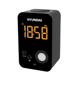 Радиочасы Hyundai H-RCL300 черный (*8)