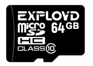 Карта micro-SD 64 GB EXPLOYD Class10