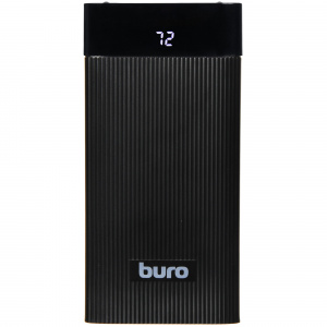 Повербанк 12000 мАч Buro RLP-12000-B LiIon 2.1A+2.1A черный 2xUSB