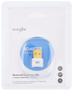 Контроллер Bluetooth Vixion USB 3.0 (BT v5.0) белый