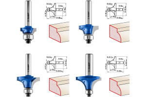 Набор фрез ЗУБР по дереву 4шт (28795-Н4-2)
