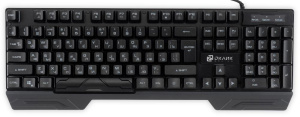 Клавиатура Oklick 709G черный USB LED