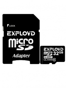 Карта micro-SD 32 GB EXPLOYD Class10+ адаптер