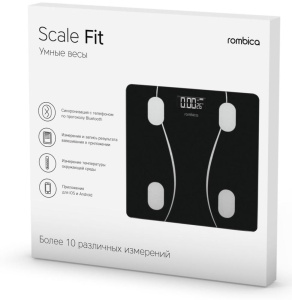 Весы напольные электронные Rombica Scale Fit (SCL-0003). Цвет: Черный