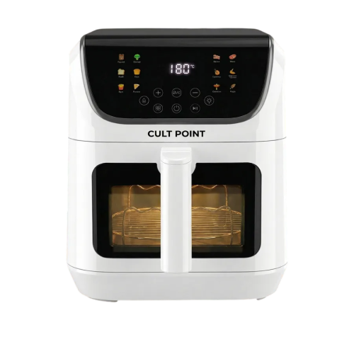 Аэрогриль CULT POINT CP-507-WN, 2 тена, 7 л., ,белый