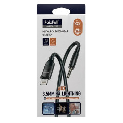 Кабель Lightning - AUX Jack 3.5mm Faiz Full FP33 вилка