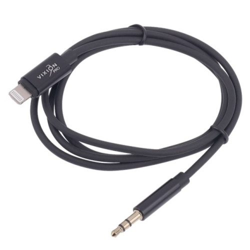 Кабель Lightning - AUX Jack 3.5mm Vixion VX-10i черный (GS-00028894)