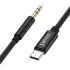 Кабель Type-C - AUX Jack 3.5mm Pero MC-02 1m черный (PRMC-02T1MB)