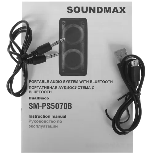 Акустика портативная SOUNDMAX SM-PS5070B черный