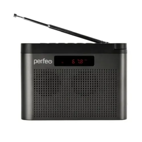 Радиоприемник PERFEO PF_D0569 ТАЙГА серый