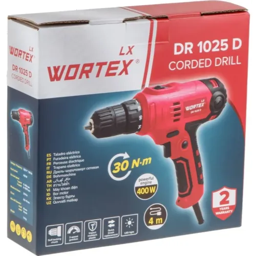 Дрель-шуруповерт  WORTEX LX DR 1025 