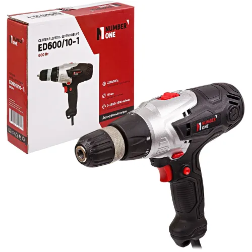 Дрель-шуруповерт NUMBER ONE ED600/10-1