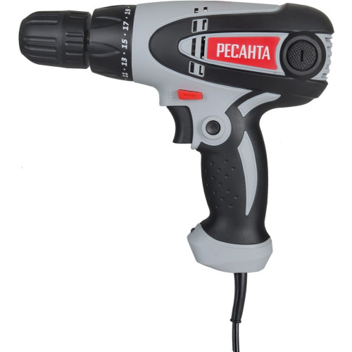 Дрель-шуруповерт РЕСАНТА СШ-550-1 (75/16/2)