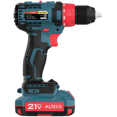 Шуруповерт ALTECO CD 21-45 BL X2 (73510)