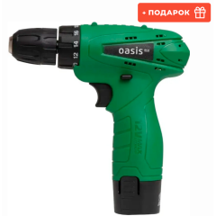 Шуруповерт OASIS AS-12V Eco+подарок очки