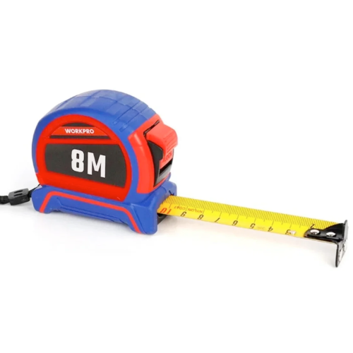Рулетка WORKPRO 8м х 25мм, двухсторонняя (WP261044)