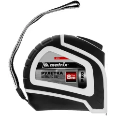 Рулетка MATRIX PRO Autostop 8 м* 25 мм (32553)