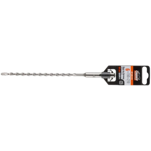 Бур SDS+ GEPARD 6х150х210 мм QUADRO-X (GP1206-210)