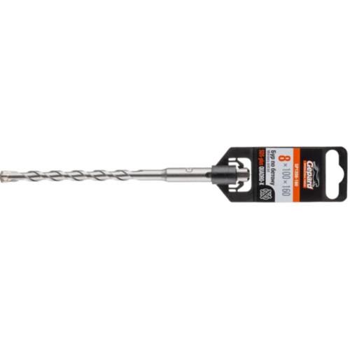 Бур SDS+ GEPARD 8х100х160 мм QUADRO-X (GP1208-160)
