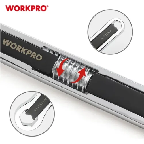 Ключ гаечный WORKPRO регулируемый (WP272017)