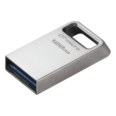 Карта USB3.2 128 GB Kingston DataTraveler Micro DTMC3G2/128GB серебро