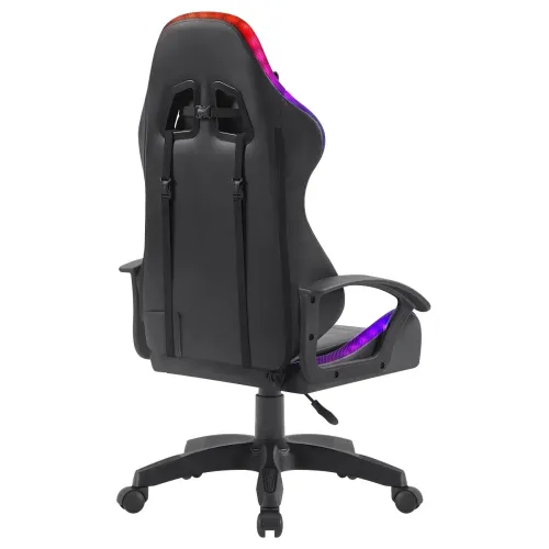 Кресло игровое Defender FACTOR X RGB экокожа черный