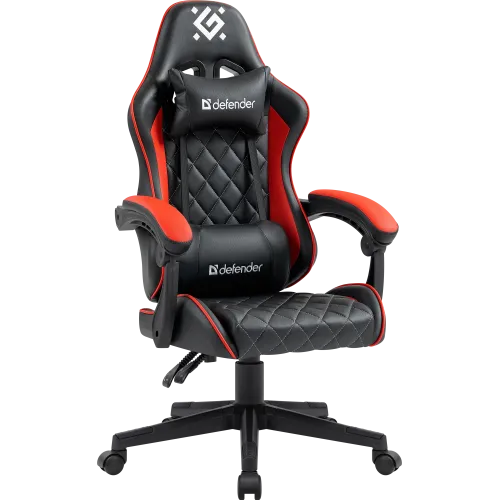 Кресло игровое Defender Majestic черный/красный