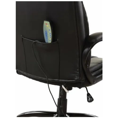 Кресло BRABIX Bliss MS-004  массаж экокожа, черное 532522 (*10)
