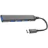 Коммутатор USB 3.0 Pero MH02 серый