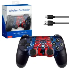 Геймпад Dualshock 4 для PS 4 (человек паук Dark/Red)