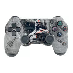 Геймпад Dualshock 4 для PS 4, белый/серый ( GOD of WAR)