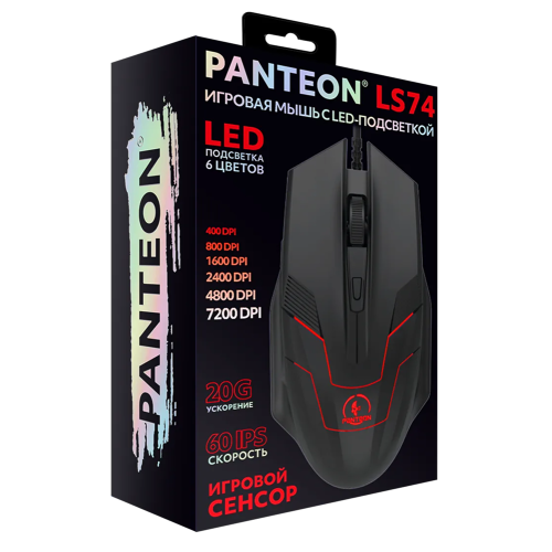 Мышь PANTEON LS74 Black (105)