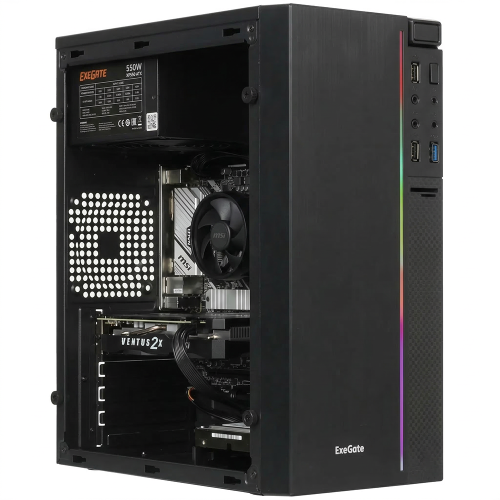 Компьютер Alien Game 35283 [ i3 12100/DDR4 16Gb/SSD 512Gb/RTX3050 6Gb/550W/NO OC] (*10)