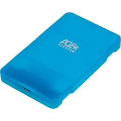 Внешний корпус AgeStar 3UBCP3 SATA USB3.0 пластик синий 2.5