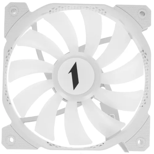 Кулер корпус 120x120x25 1STPLAYER F1 F1-WH LED 5-color 1000rpm 3pin white
