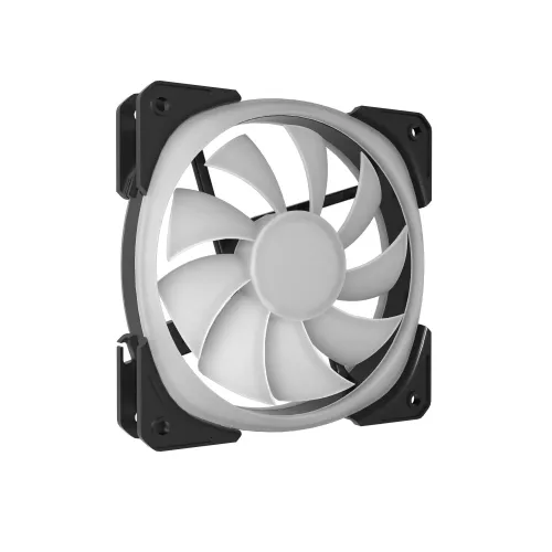 Кулер корпус 120x120x25 Powercase CM21-12 ARGB Black  4pin ARGB 