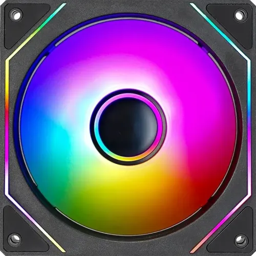 Кулер корпус 120x120x25 Formula Floe 12BK ARGB 4-pin+3-pin черный