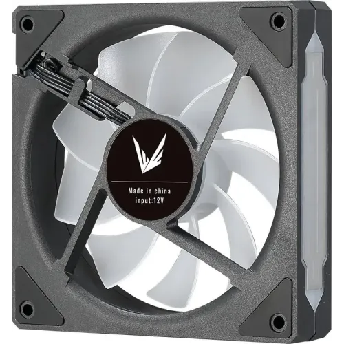 Кулер корпус 120x120x25 Formula Floe 12BK ARGB 4-pin+3-pin черный