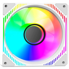 Кулер корпус 120x120x25 ALSEYE Mirror-W-P 800-2000rpm Hydraulic ARGB