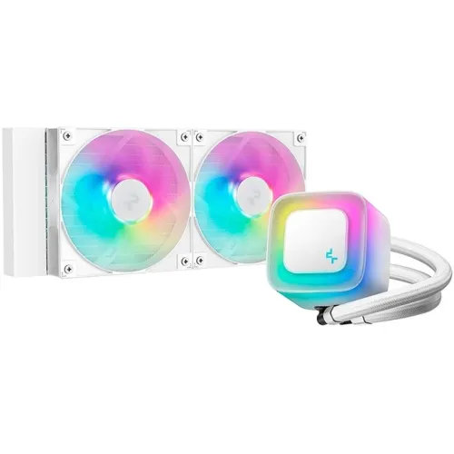 Система жидкостного охлаждения DeepCool LE240 WH V2 ARGB белый