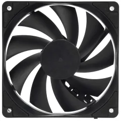 Кулер корпус 120x120x25 Digma DFAN-120-9 черный 1200rpm 3-pin 4-pin (Molex)