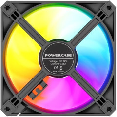 Кулер корпус 120x120x25 Powercase M56-12 ARGB