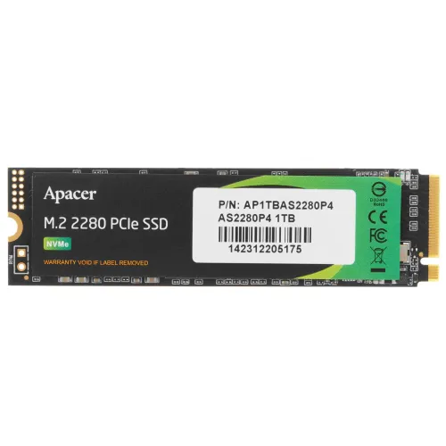 SSD M.2 1Tb Apacer PCI-E x4 M.2 2280 AP1TBAS2280P4-1
