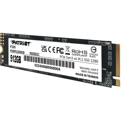 SSD M.2 512Gb Patriot P320P512GM28 P320 2280